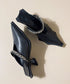 Chain Strap V-Cut Mules